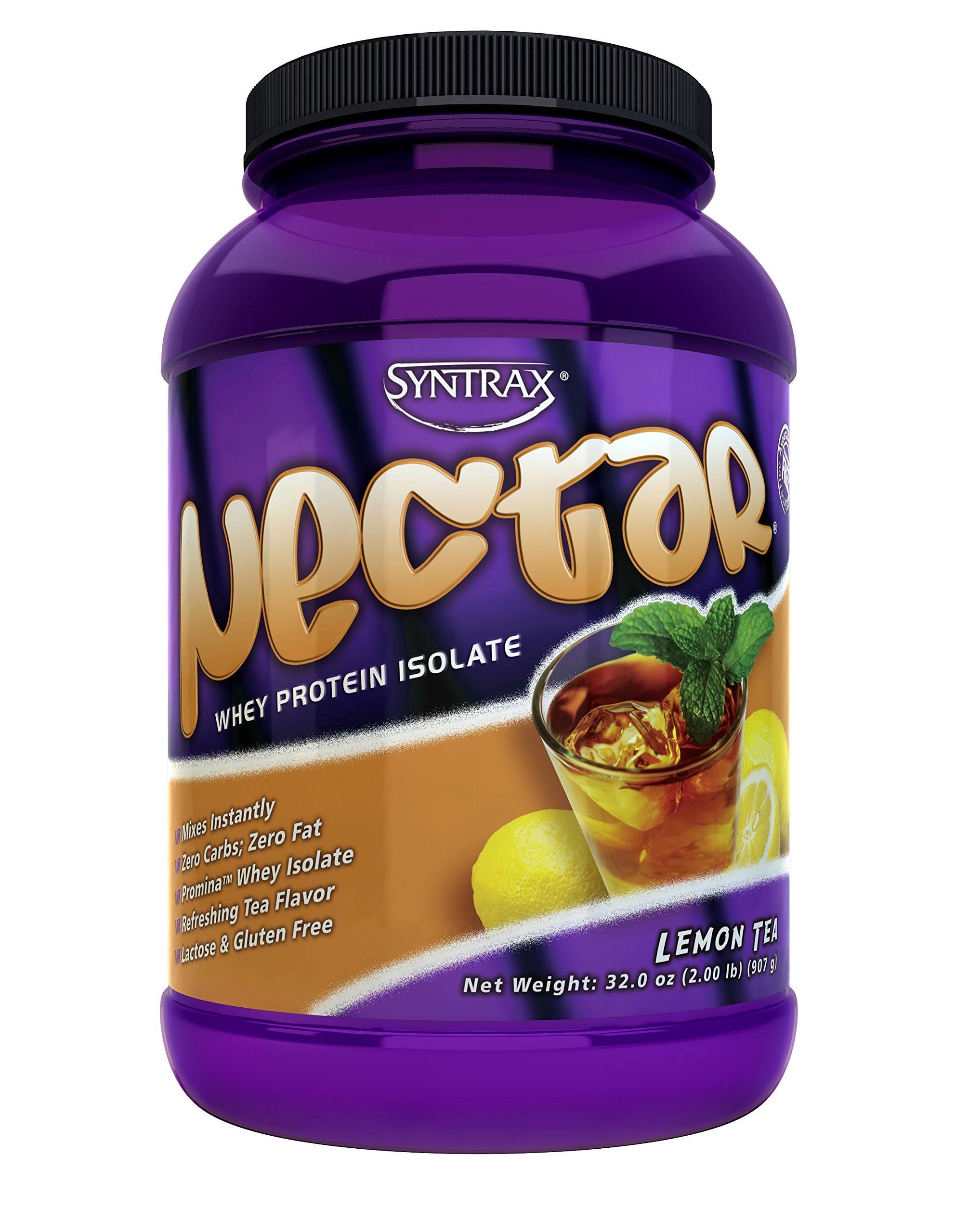 SynTrax Nectar Whey Protein Isolate, Lemon Tea – 2.20 lbs (998 g)