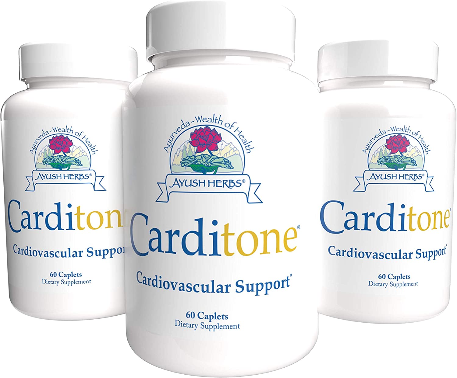 Ayush Herbs Carditone, Unbeatable Blood Pressure and Cardiovascular Support Herbal Supplement, 60 Tablets - Image 3