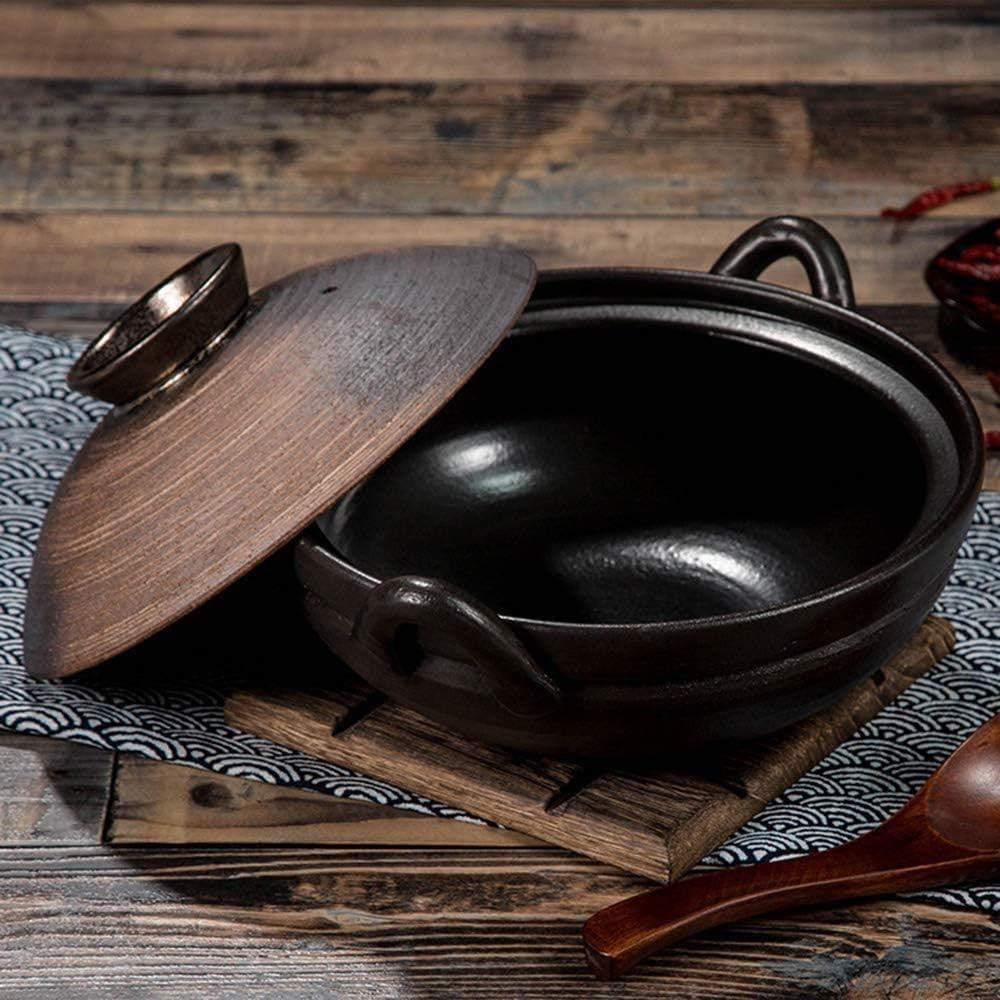 Casserole Dishes Casserole Dish with Lid Casserole Earthenware Pot Hot Can Pan,Round Ceramic Pan Dish,Insulated Casserole,Ceramic Casserole,Clay Rice Cooker Can,Stockcan - Image 3