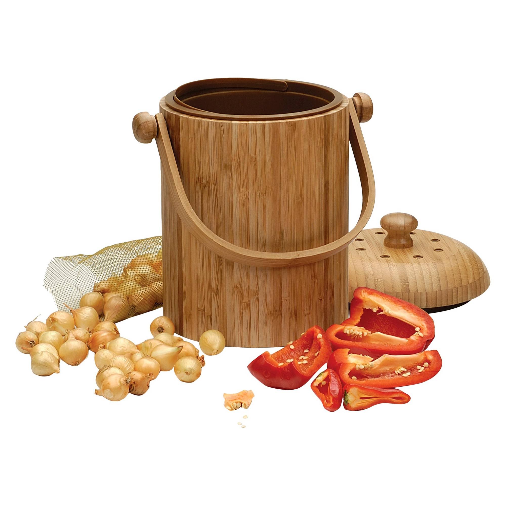 Rsvp Bamboo Compost Pail - Image 3