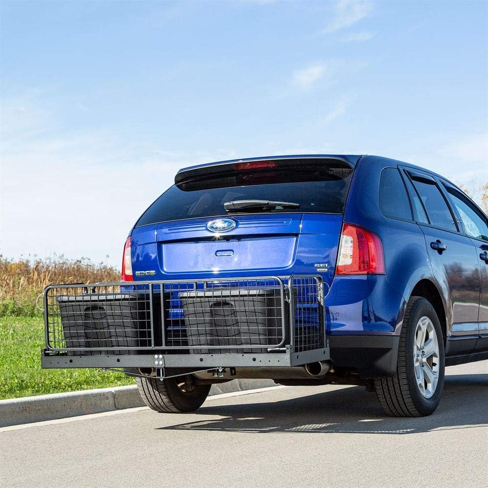 Apex CC-1223 Steel Cargo Carrier with Folding Sides - Image 2