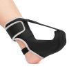 Plantar Fasciitis Night Splint Sock Upgraded Plantar Fasciitis Brace with Support Plate for Women Men for Achilles Tendonitis Foot Drop Heel Spur Pain Relief Black (Small)