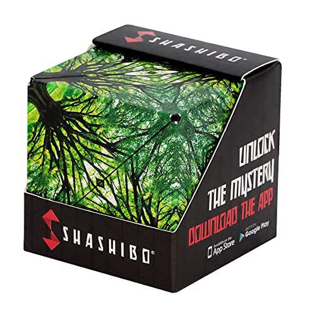 SHASHIBO Shape Shifting Box – Patented Fidget Cube ?C Shashibo Cube Magnet Fidget Toy Transforms Into Over 70 Shapes (Elements)