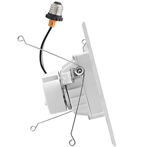 Maxxima 4 in. 5 CCT Retrofit Recessed Square LED Downlight – 800 Lumens, Color Selectable 2700K-5000K (2700K/3000K/3500K/4000K/5000K), Dimmable, 90 CRI, Ideal for Kitchen, Bathroom, or Bedroom - Image 2